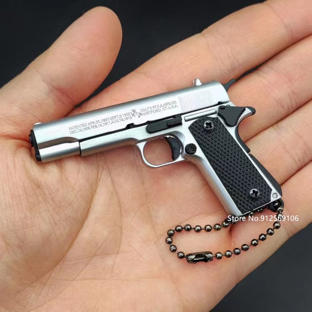 Pistol Toy Gun Miniature Model.