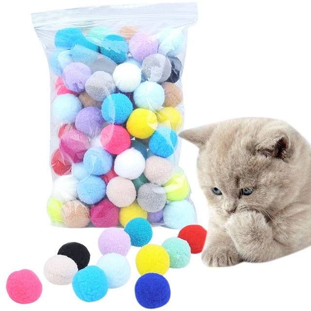 Pom Pom Cat Chew Ball Toy