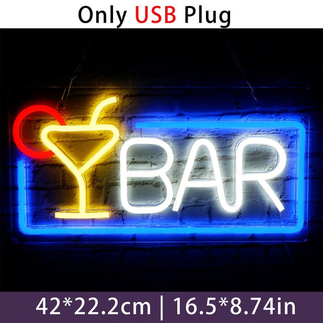 USB Powered Neon Light Sign