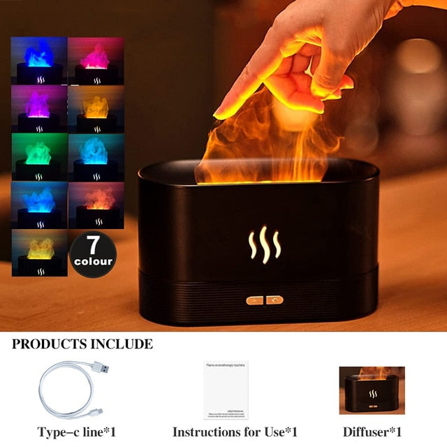 Aroma Flame Lamp Humidifier
