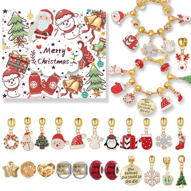Christmas Countdown Calendar Bracelets