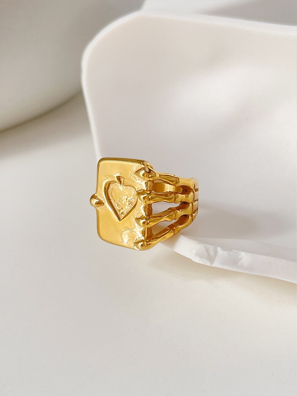 Gold Plated Magic Book Ring