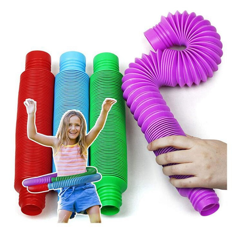 Colorful Plastic Toy Tube