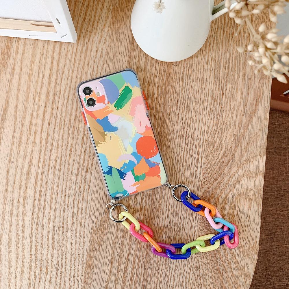 Abstract Art Chain Case