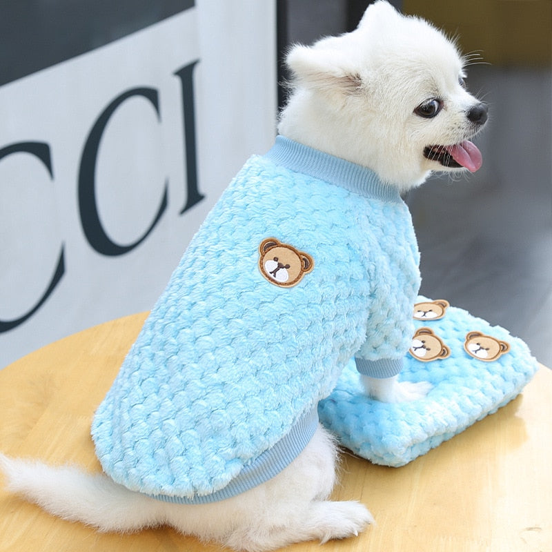 Bear Embroidery Pet Vest