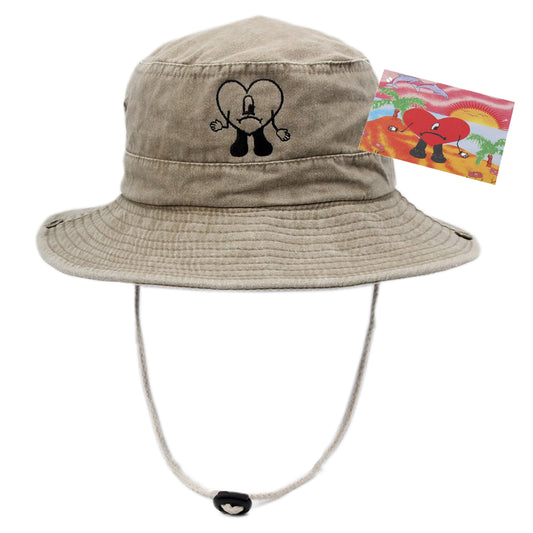 Foldable Cotton Embroidered Bucket Hat