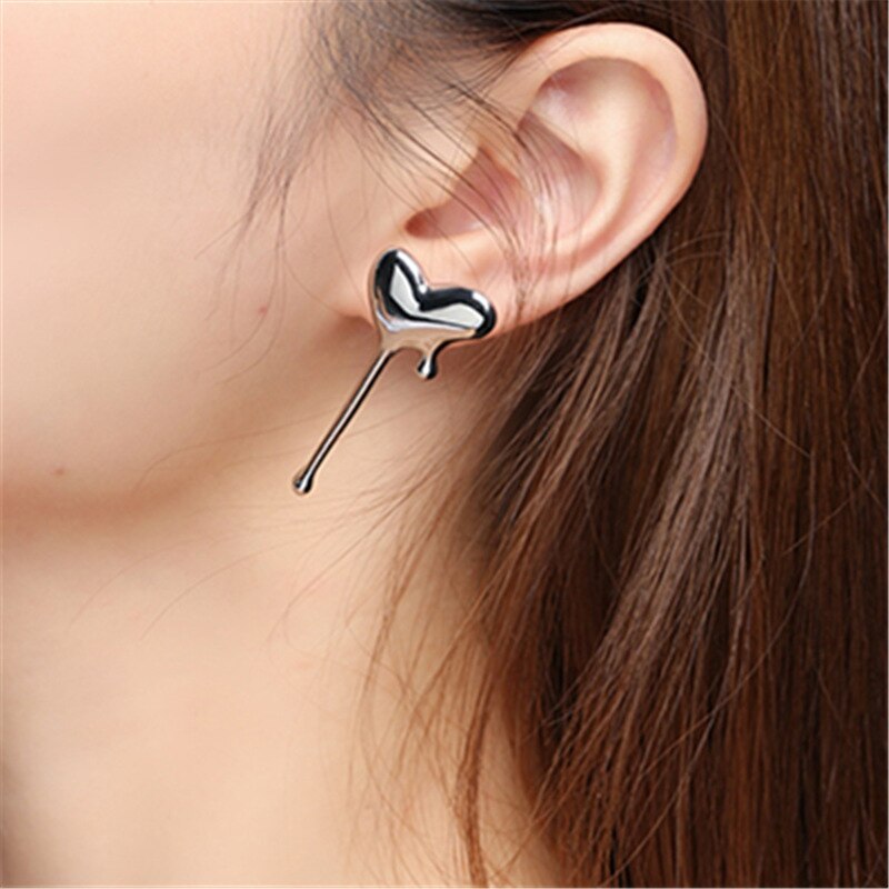 Personality Style Metal Cupid Earrings