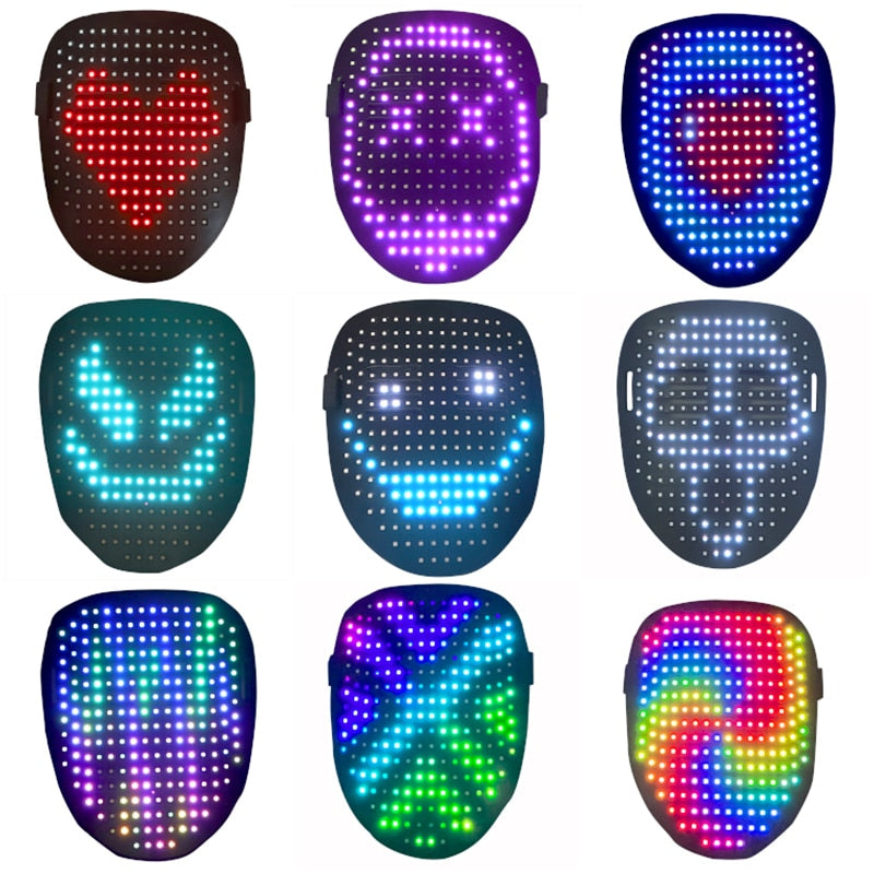 LED Party Face Mask