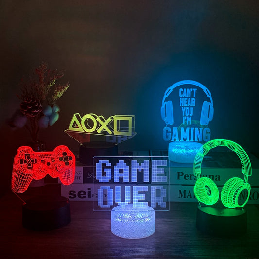 3D LED Gaming Setup RGB Lamp