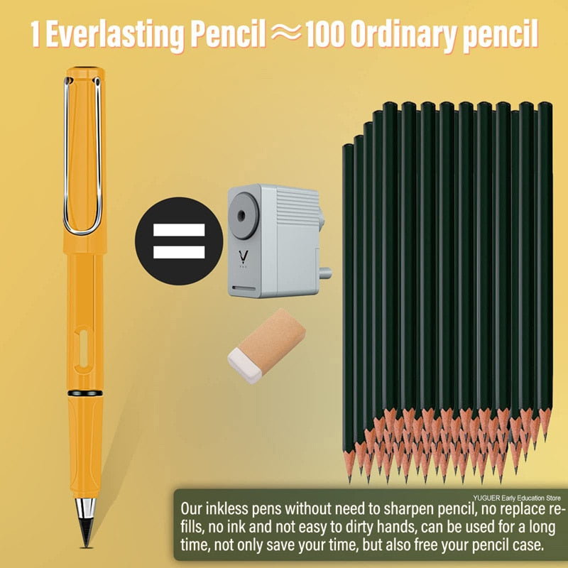 6 Pcs/Set No Ink Eternal Pencil