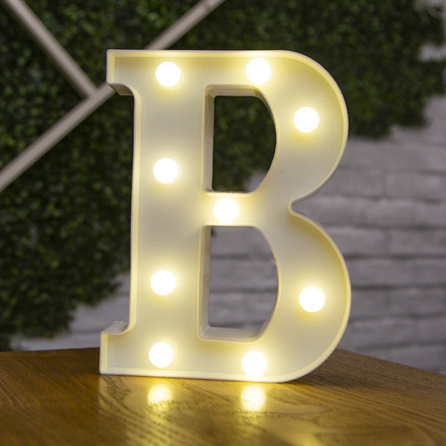 Alphabet Letter LED Lights